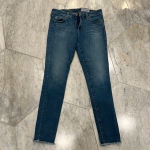 AG skinny ankle jeans. Look new.